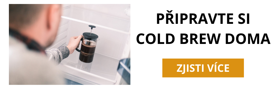 Domácí cold brew ve french pressu